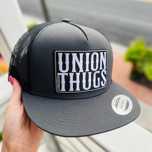 Casquette Union Thugs (9 couleurs) - Casquette de monteur de lignes - Col bleu - Écusson - Écussons de monteur de lignes