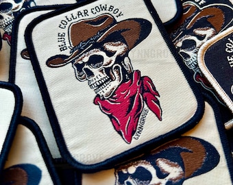 Blue Collar Cowboy PATCH