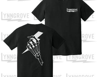 Skelly Hand Lightning Bolt Shirt
