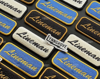 Lineman Name Tag Patch