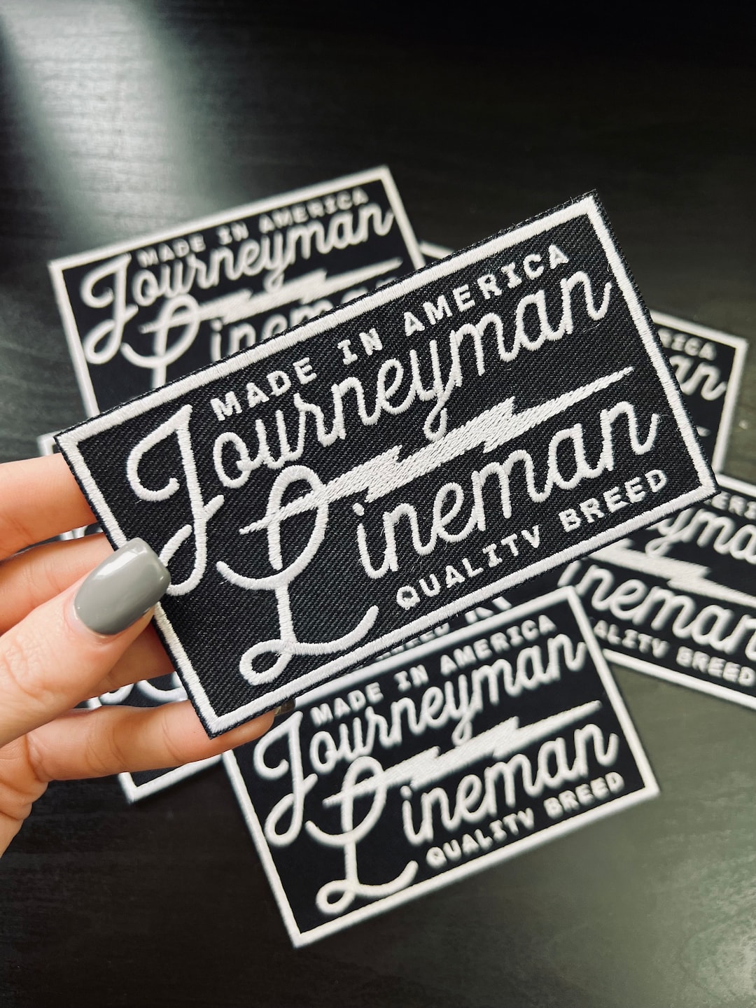 Journeyman Lineman PATCH LINEMAN Patch Blue Collar Patch Etsy