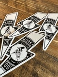 Skelly Bolt - Electrical Workers - Weatherproof Vinyl | LINEMAN Hard Hat Sticker | Blue Collar Stickers