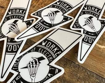 Skelly Bolt Sticker