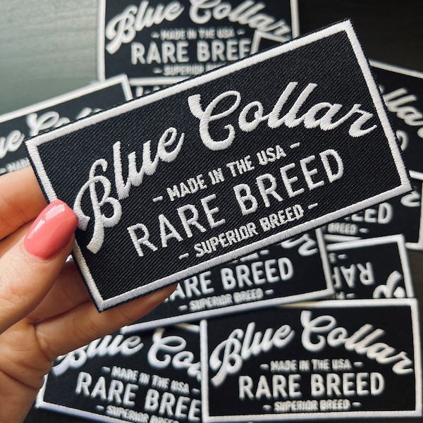 Blue Collar Rare Breed PATCH - LINEMAN Patch |  Blue Collar Patch