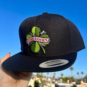 CAPPELLO Stay Lucky Clover (9 colori) - Cappello da elettricista - Operaio - Toppa - Toppe da elettricista - Operaio specializzato