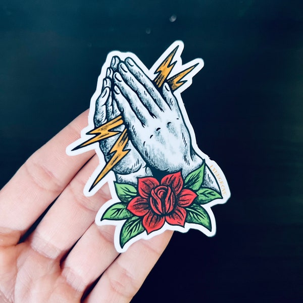 Funny Praying Sticker - Etsy