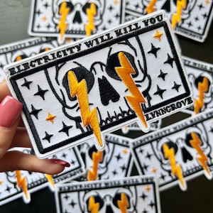 Electricity Will Kill You PATCH - LINEMAN Patch |  Blue Collar Patch