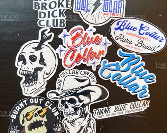 Blue Collar Sticker Pack