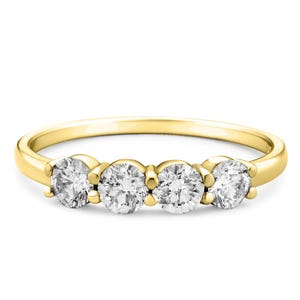 Diamond Wedding Band, 14K Gold, CTW 0.70, Natural Diamond, Eternity Band, Anniversary Band, Wedding Ring for Women, Miur Art Jewelry