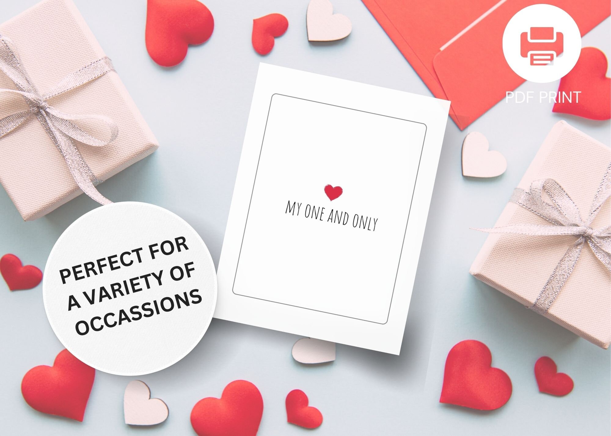 Printable Valentine Cards for School, Valentines Day Card, Simple ...
