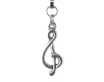 Clef Note Purse Charm or Zipper Pull