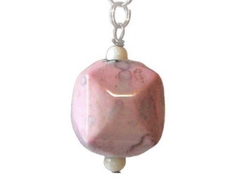 Pink Rock Purse Charm or Zipper Pull