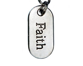 Faith Pendant Purse Charm or Zipper Pull