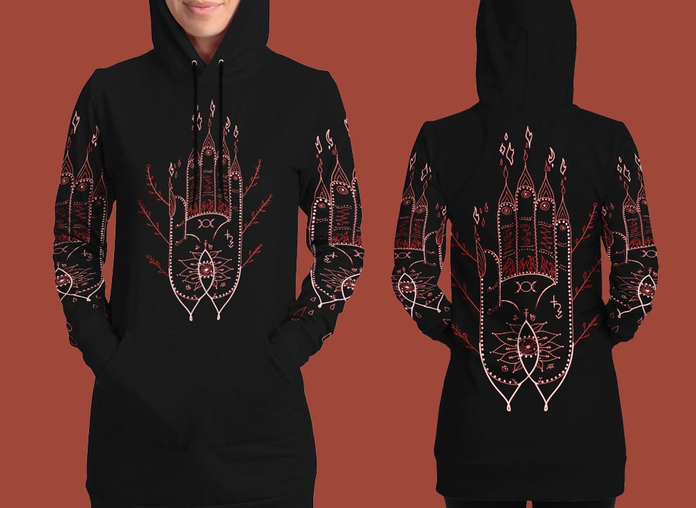 Fitted hooded sweatshirts Clearance