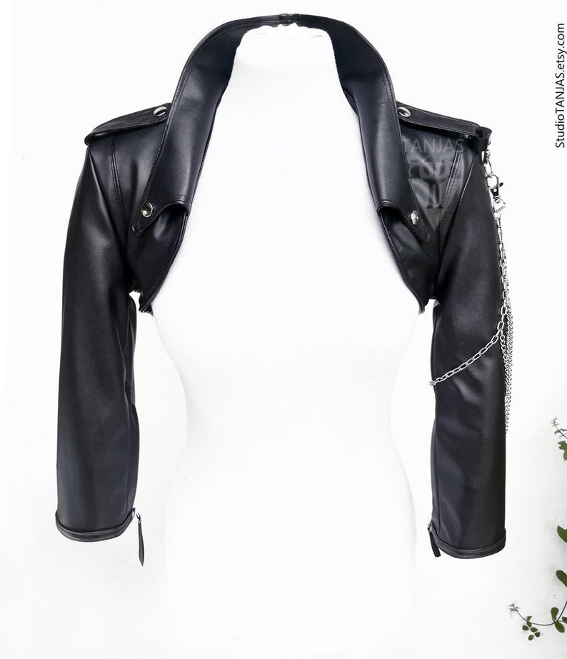 metallic bolero jacket