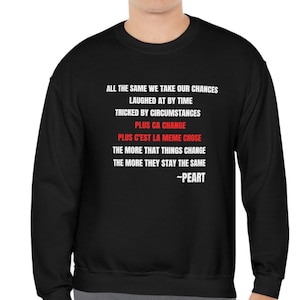 Rush Band Sweatshirt, Rush Band Shirt, The Professor Shirt, Circumstances Shirt, Rush Lyrics Shirt, Neil Peart Shirt, Rush Shirt