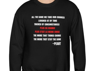 Sweat-shirt Rush Band, chemise Rush Band, chemise The Professor, chemise Circonstances, chemise paroles Rush, chemise Neil Peart, chemise Rush