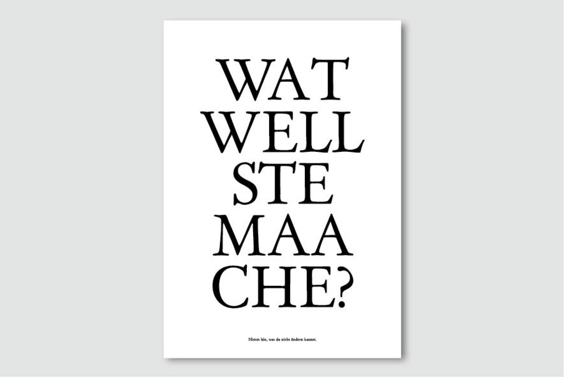 Cologne Print et Kütt Wie Et Kütt A4/A3 Etsy
