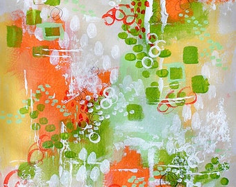 Small abstract art | Etsy