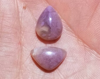 Royal Aztec Agate cabochons sold as a pair