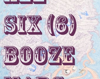 All Six Maps of the Booze Islands (for the price of five)