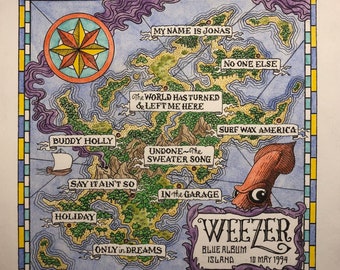 Weezer Blue Album Island