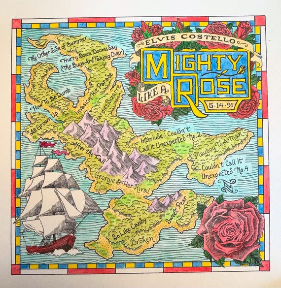 The Other Side of Summer Elvis Costello Mighty Like A Rose LP ほか