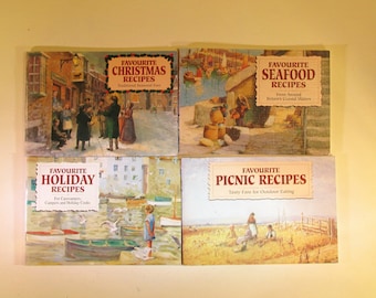 Set of 4 J Salmon Limited Recipe Cookbooks Booklets From Great Britian