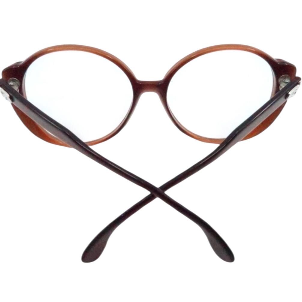 1970’s Silhouette Austria Eyeglasses Frames in Brown with Silver Logo, Model 77 1970 main image 2