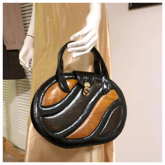 Vintage Mod Purse, 1960's Handbag, 1960's Mod Hand