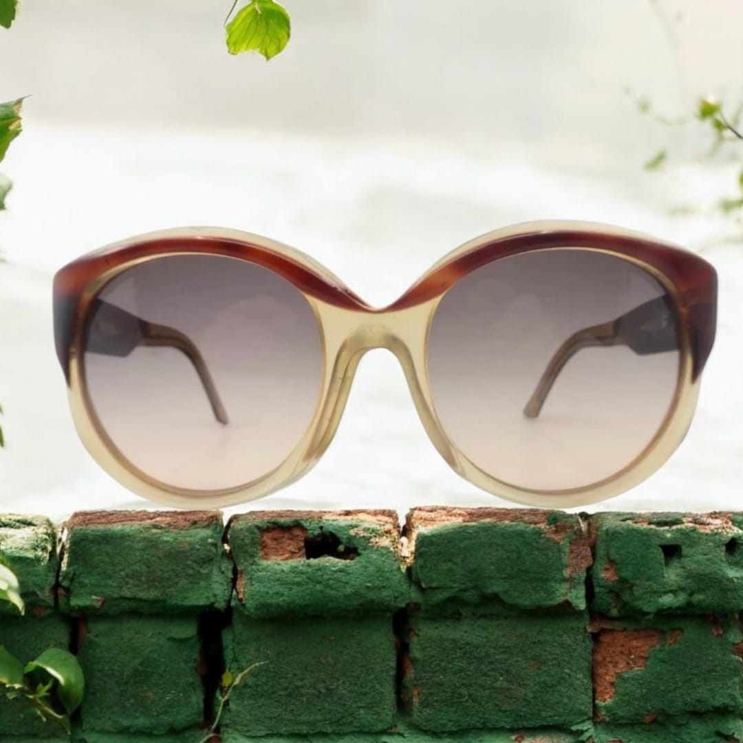 1960's CELINE Paris Sunglasses, Model 64, Oversized, Made in