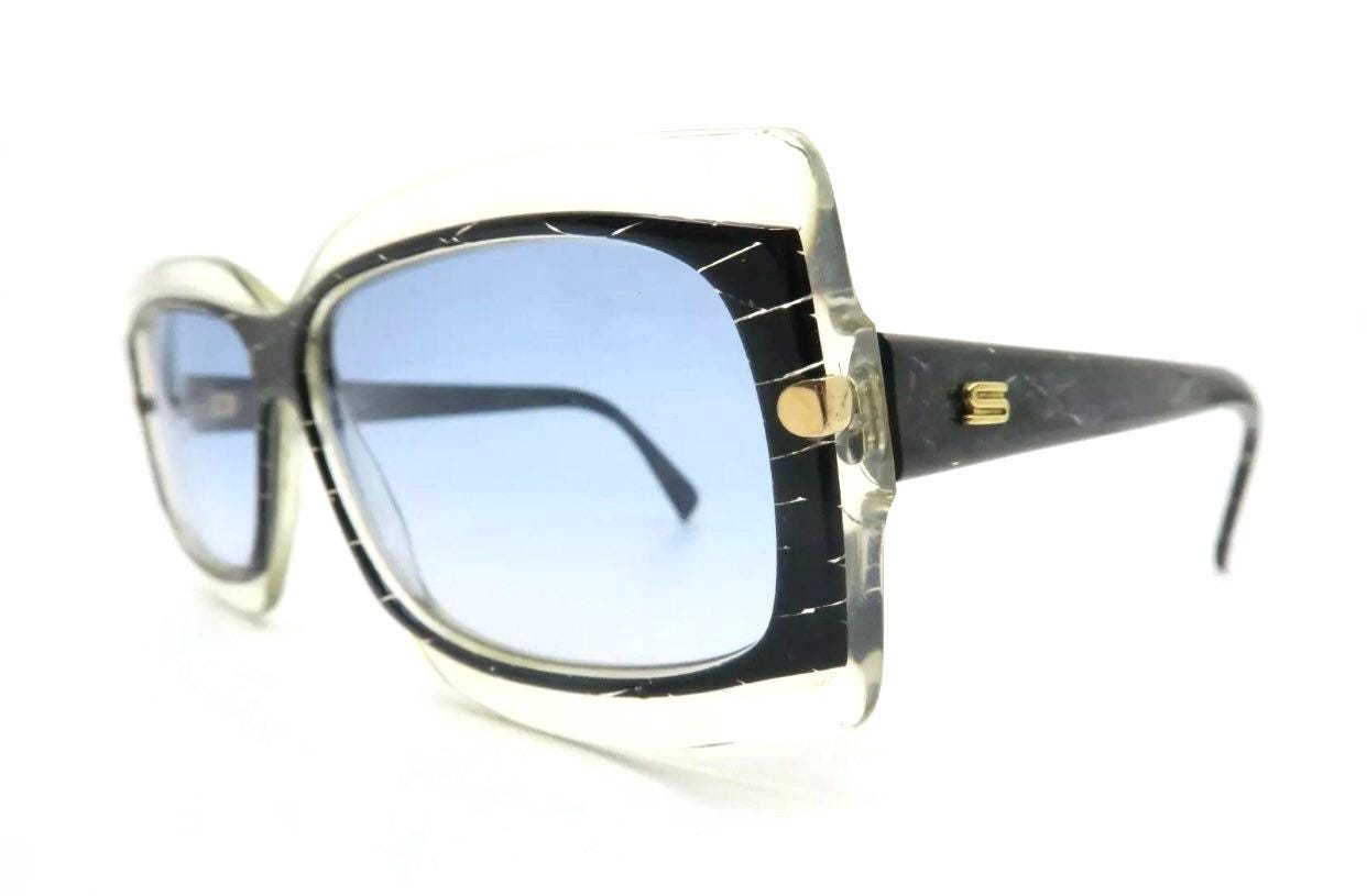 Silhouette Vintage Sun classes Angular Sunglasses, Made in Austria Silhouette M1147 / 20 C2778 Vintage 80s Sunglasses – Ed  main image 4