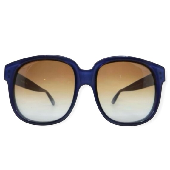 Classic Emmanuelle Khanh Oversized Vintage Purple Sunglasses  display picture 2