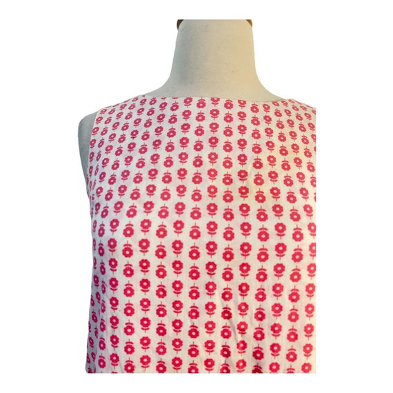 1960’s Mod Pink Reversable Mini Dress, Shift Dres… - image 3