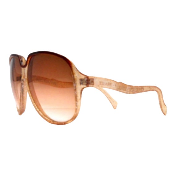 Vintage 1970’s Oversized Sunglasses France, Frenc… - image 4