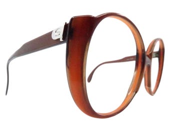 1980’s Thick Framed Silhouette Sunglasses, Made in Austria,‎ Colorblock Buy Vintage 1980 main image 2