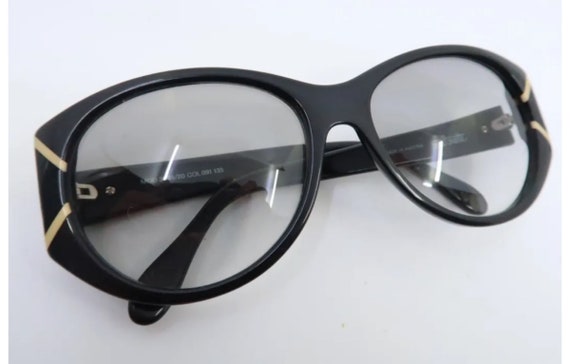 Vintage 1980s Silhouette Sunglasses , Black, Mod … - image 2