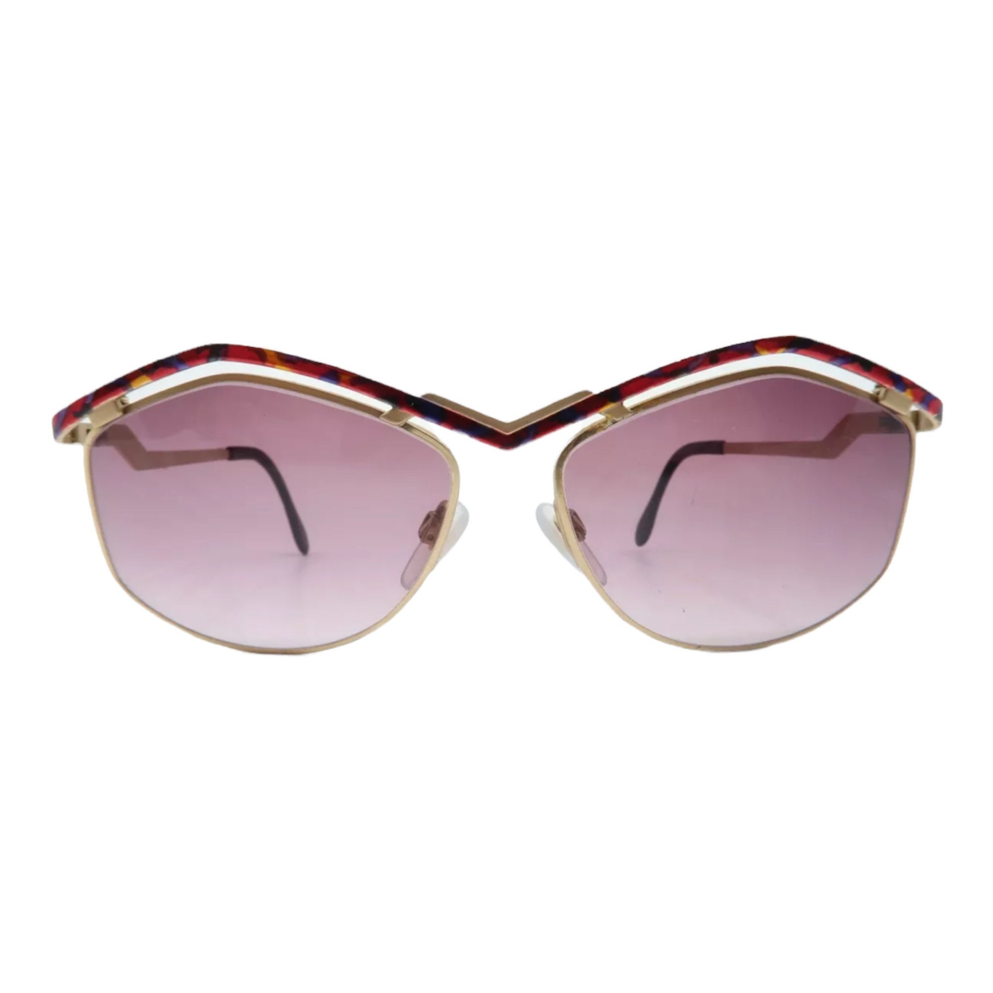 Gorgeous Cazal Sunglasses Circa 1980’s, Unisex, Made in Germany MINT VINTAGE CAZAL MOD 737 GOLD 1980 main image 2