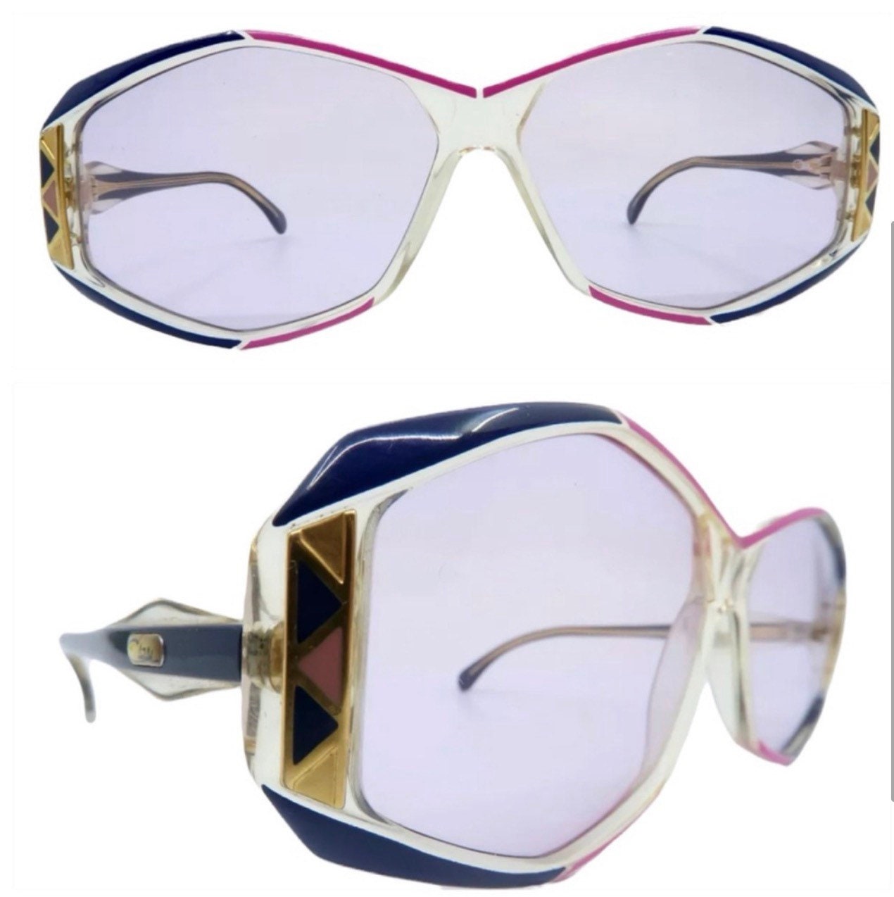 Gorgeous Cazal Sunglasses Circa 1980’s, Unisex, Made in Germany Vintage 1980 main image 4