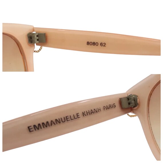 Vintage Emmanuelle Khanh Oversized 8080 Sunglasses W/chain  display picture 1