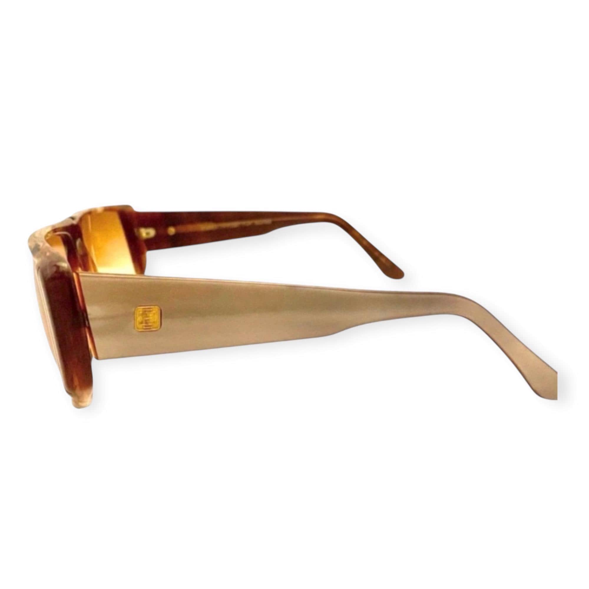 1980’s Ultra Italy Angular Sunglasses by Enrca Massei, Model Ariana, Italy Vintage Dead Stock Enrica Massei for Ultra Sunglass Ariana  main image 2