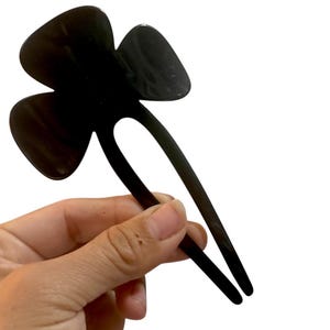 1970’s Bold XL French Hair Picks Statement Hair Accessory, Jet Black, NOS Unworn 5R3KKywuZDULfQRKLm8N8F-1920-80.jpg main image 4