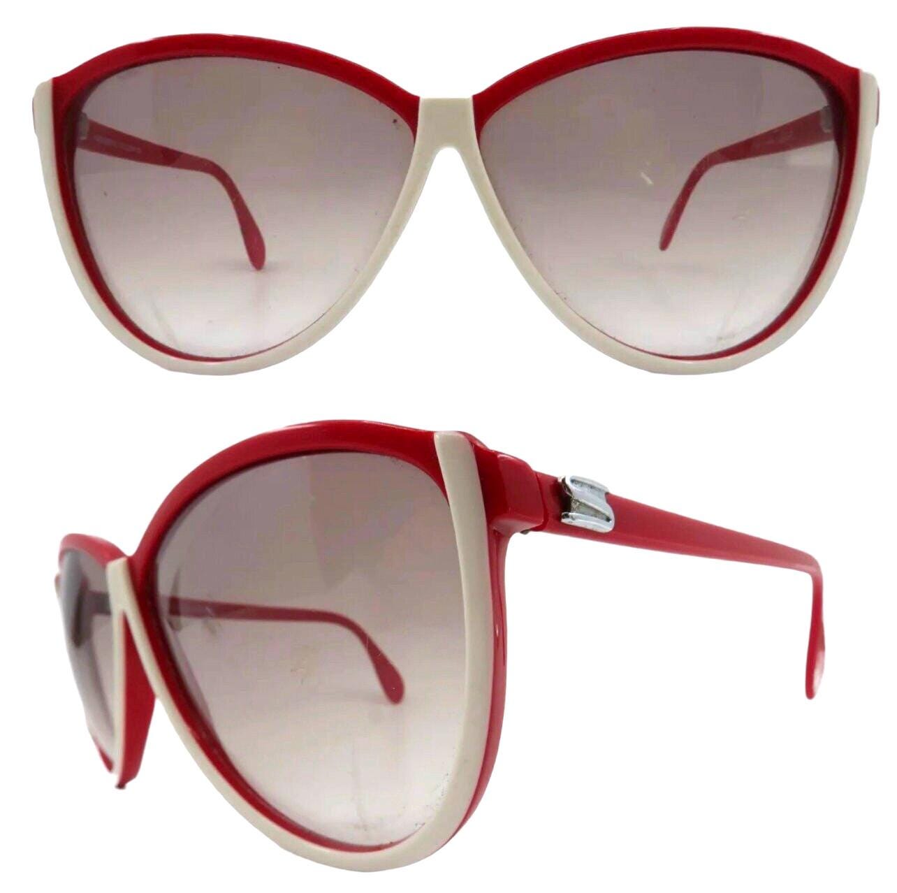 1970s Silhouette Oversized Sunglasses, Colorblock,  Mod. 3035, Made in Austria Vintage 70s Silhouette Sunglasses Mod 70 - Medium - Made in  main image 3