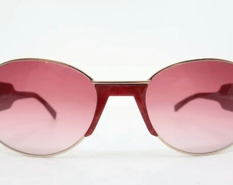 Rare Vintage 1990s Silhouette Sunglasses, Mottled Pink, Mod  display picture 1