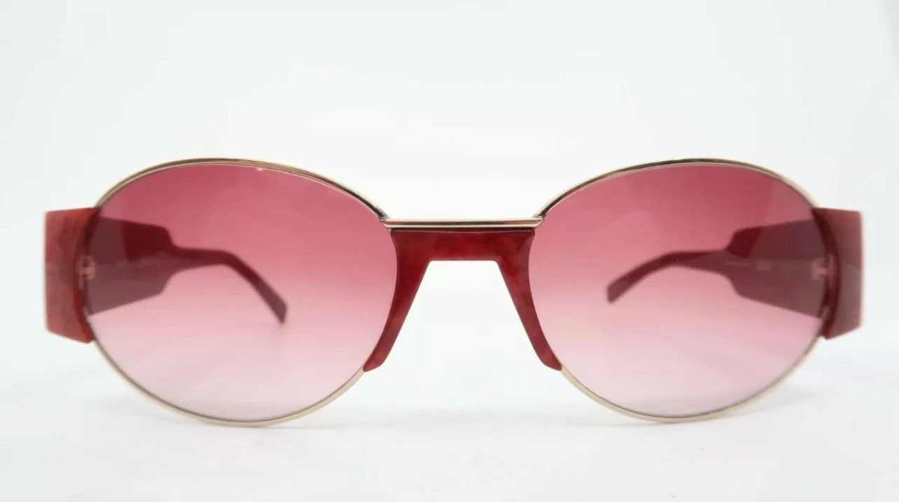 Vintage 1990s Silhouette Sunglasses, Mottled Pink, Mod 8019, Made in Austria Silhouette Mod 1062 Col 2580 Vintage Cat Eye 80s Sunglasses  main image 2