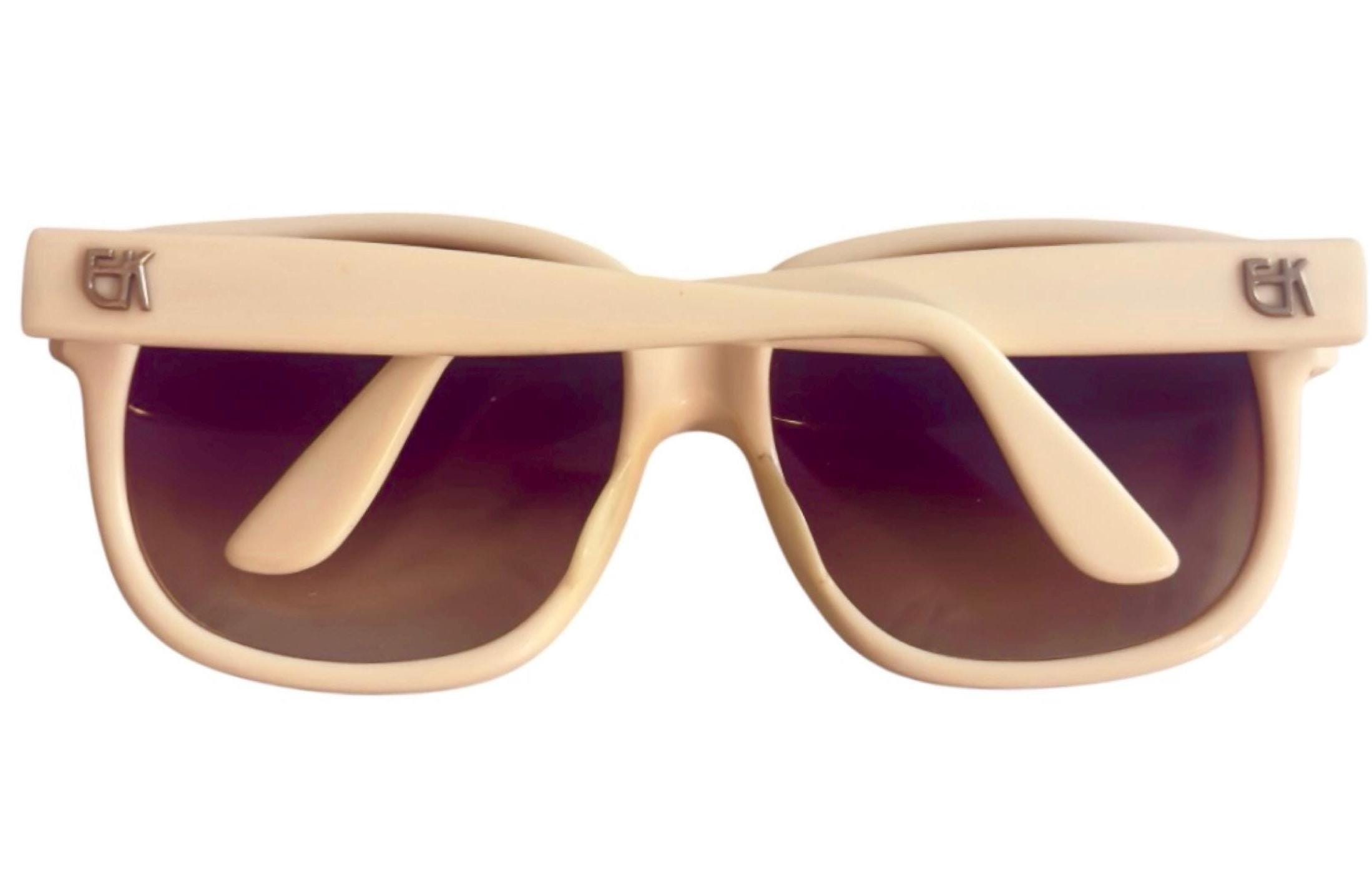 Emmanuelle Khanh Paris Cream Colored‎ Thick Framed Sunglasses, Mod 8080, France EMMANUELLE KHANH Vintage Sunglasses for sale | eBay main image 4