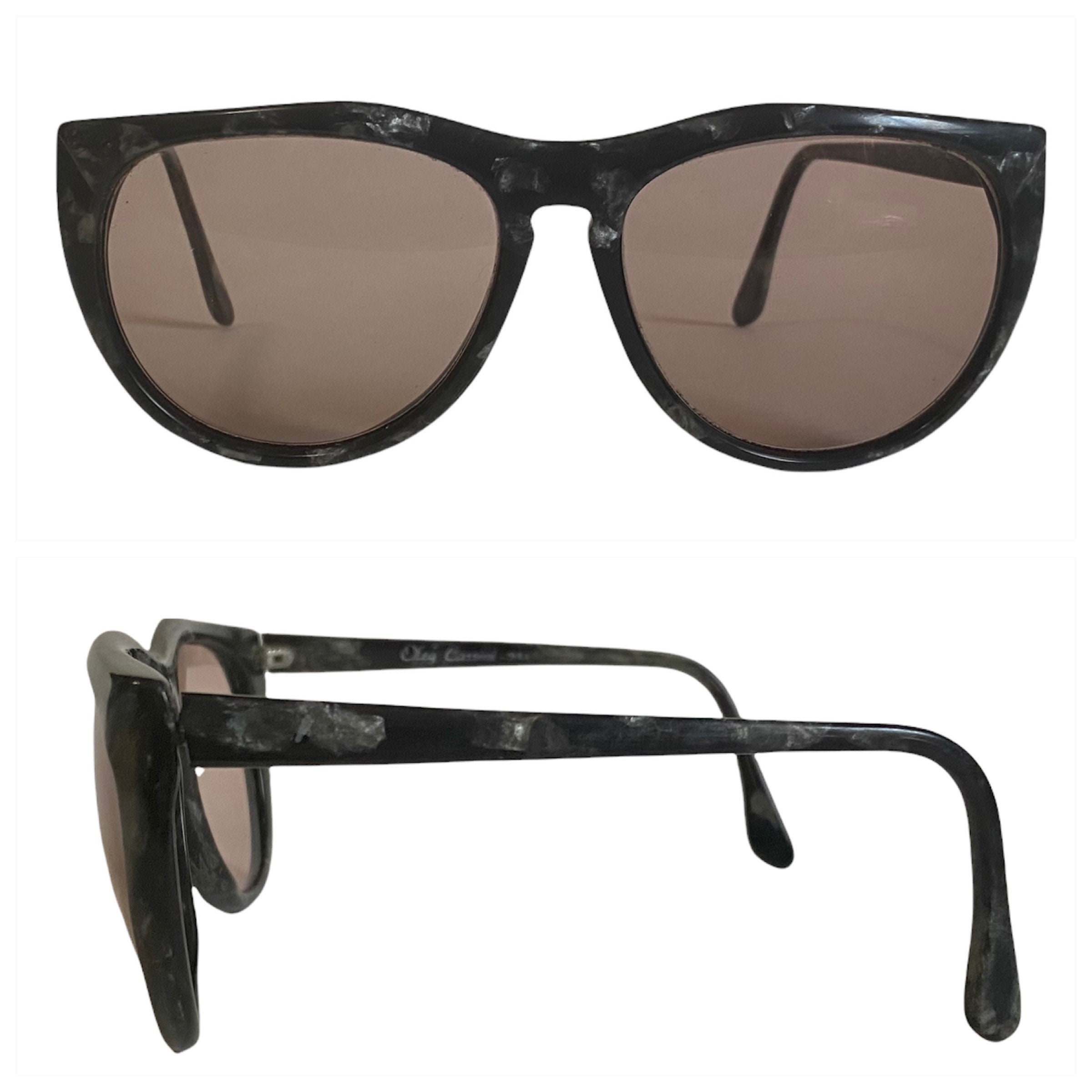 Vintage Oleg Cassini Oversized Sunglasses in Black/gray  display picture 2