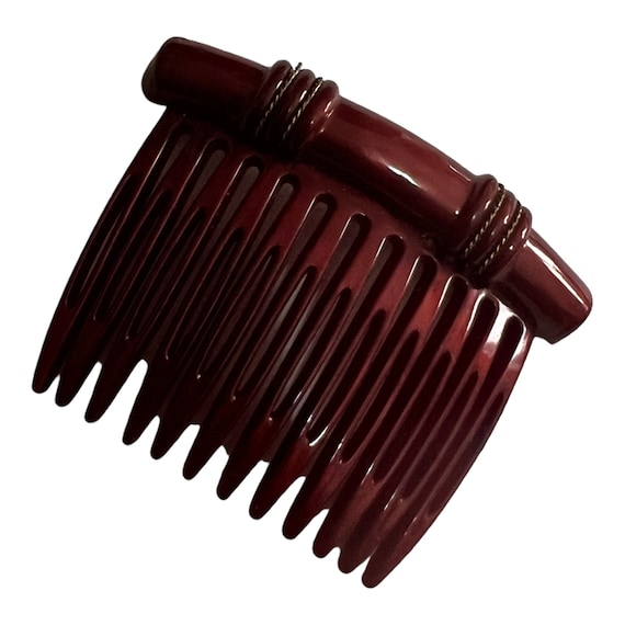 アレクサンドル ドゥ パリ ヴィンテージ ヘアコーム 金糸入り フランス 