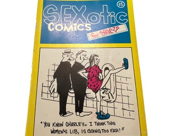 1970’s Sexotic Comics for Adults Only, Hard to Find Vintage Graphic Comic