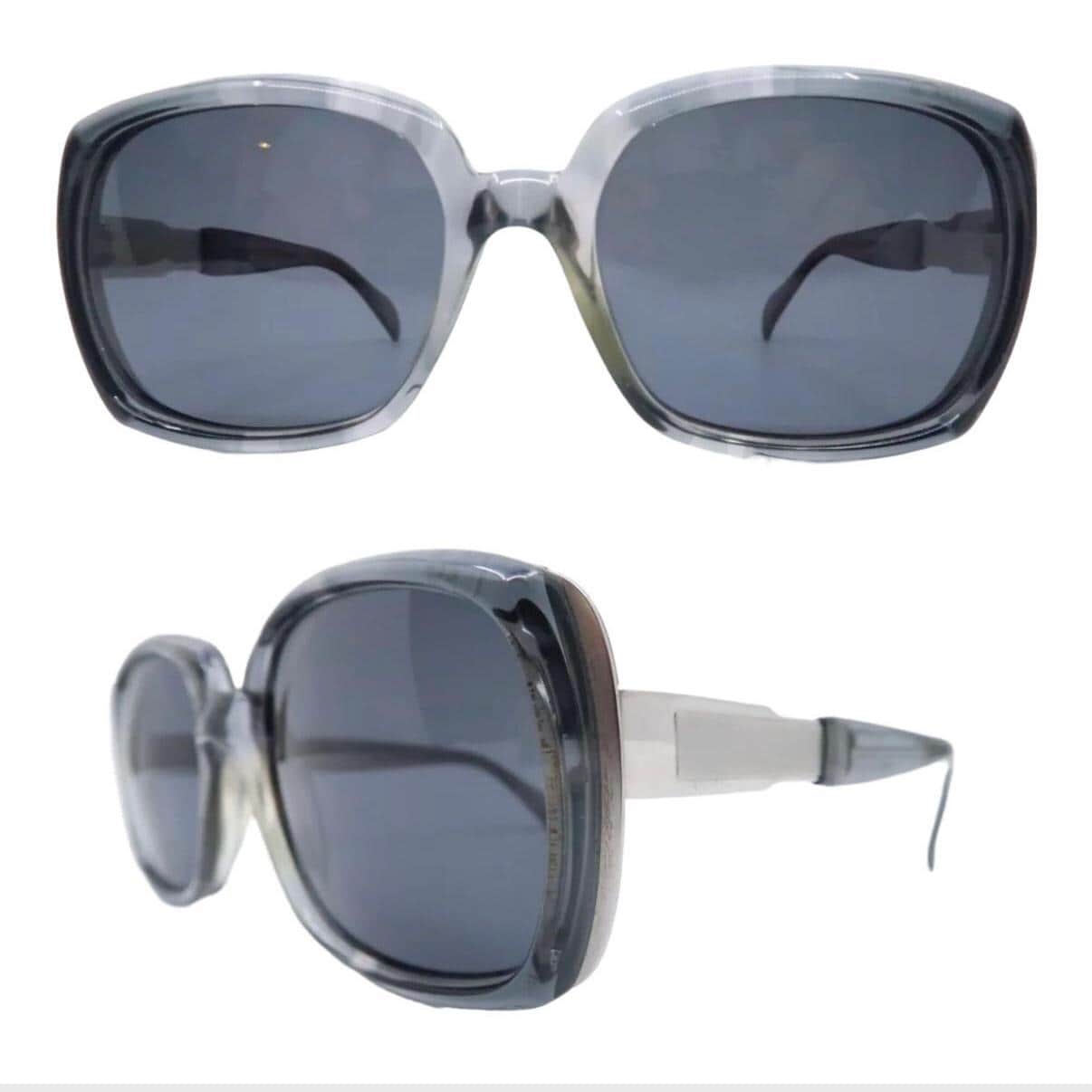 1970s METZLER Oversized Sunglasses in Gray, Made in Germany, Unisex Metzler Vintage Sunglasses 1970 main image 4